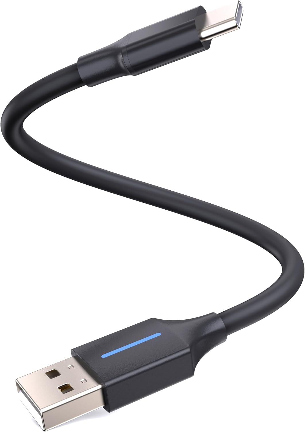 2-in-1 C to C Bypass Motorcycle CarPlay Bluetooth Headset Cable
