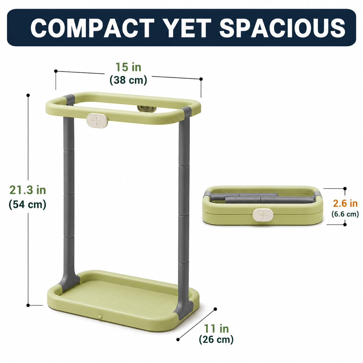 Portable Trash Bag Holder – Foldable & Lightweight Trash Bag Stand, Collapsible Trash Can for Camping, Outdoor, Car & Home Use – Easy Assembly, Compact Storage, Includes 15PCS Bags