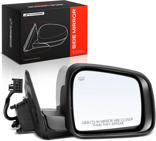 A-Premium Passenger Side Power Door Mirror Compatible with Dodge