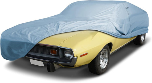 iCarCover Premium Car Cover for 1968-1974 AMC Javelin Heavy Duty Waterproof All-Weather Automobiles Custom Fit Indoor Outdoor UV Snow Protection Covers with Straps and Bag