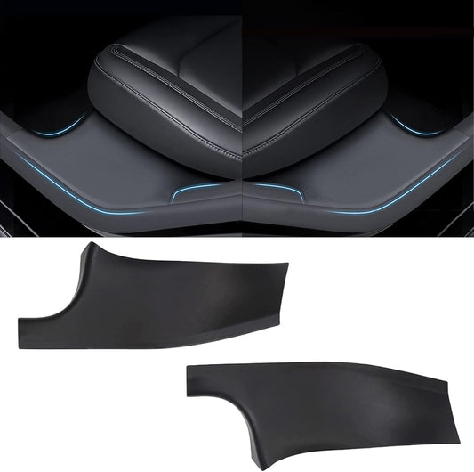 FASTCHE for Tesla Model Y Door Sill Protector 5 Seater (NOT Fit 7 Seater) Rear Door Car Pedal Kick Protection Strip Styling Covers Accessories(2 Packs)