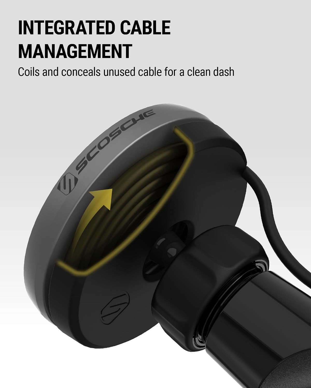 Scosche Qi2 MagSafe Car Mount, 15W Wireless Charging Suction Cup Phone Mount, Magnetic Windshield/Dashboard Cell Phone Holder with Fast USB-C Car Charger Compatible with iPhone 16/15/14/13/12, S25