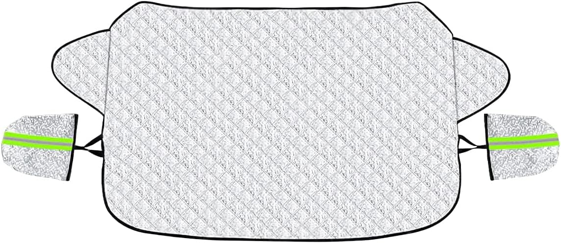 Car Windshield Snow Cover for Jeep Grand Cherokee SRT 2017 2018 2019 2020 2021, Winter Ice Snow Frost Heavy Duty Ultra Thick Protective Windscreen Cover