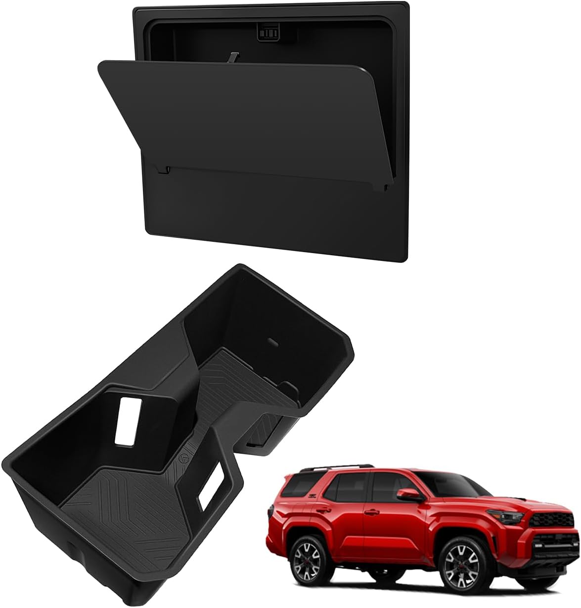 Muslogy Console Hidden Box & Cup Holder for 2025 2026 Toyota 4Runner