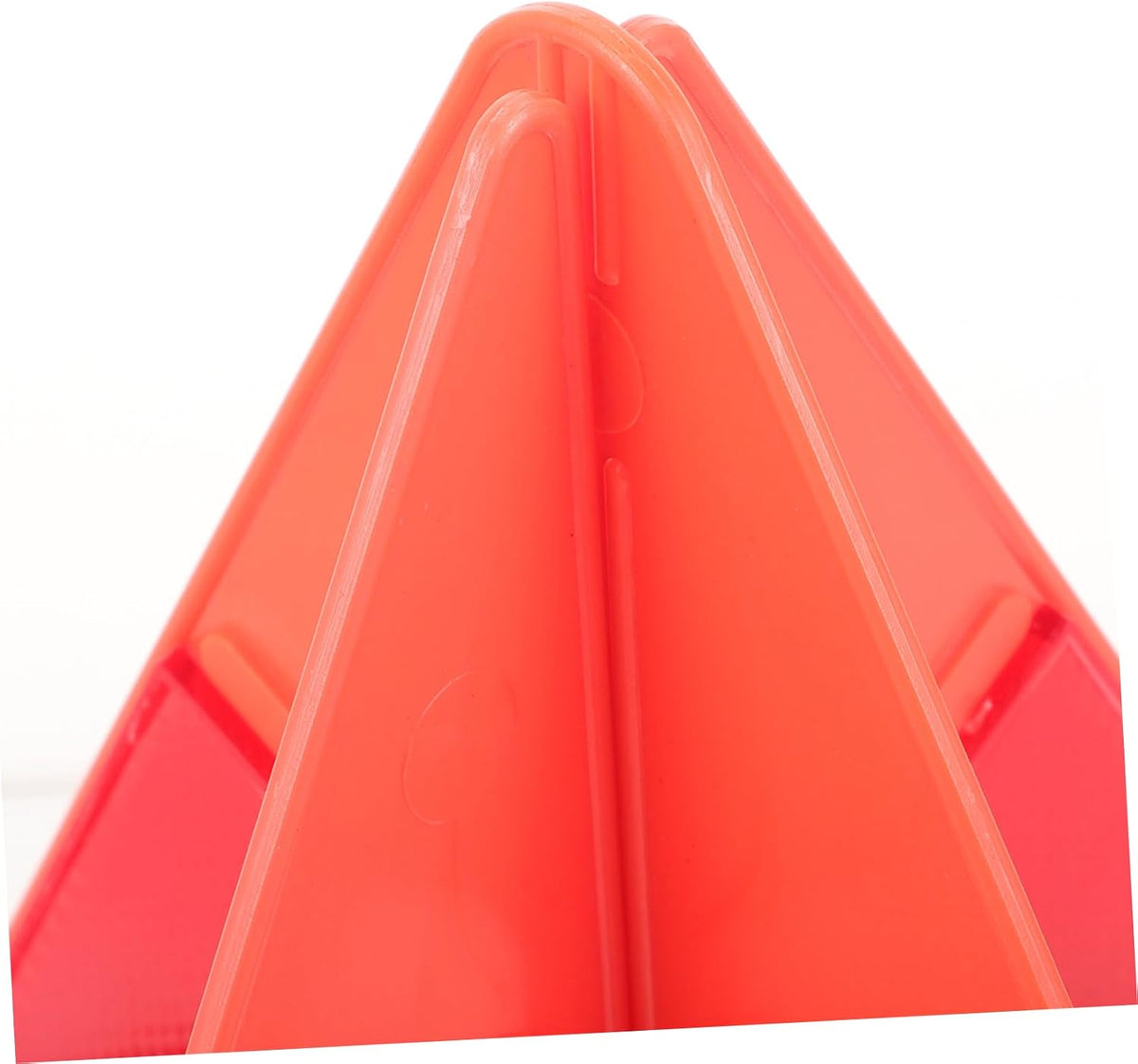 Reflective Triangle Warning Sign Plastic Road Safety for Trucks