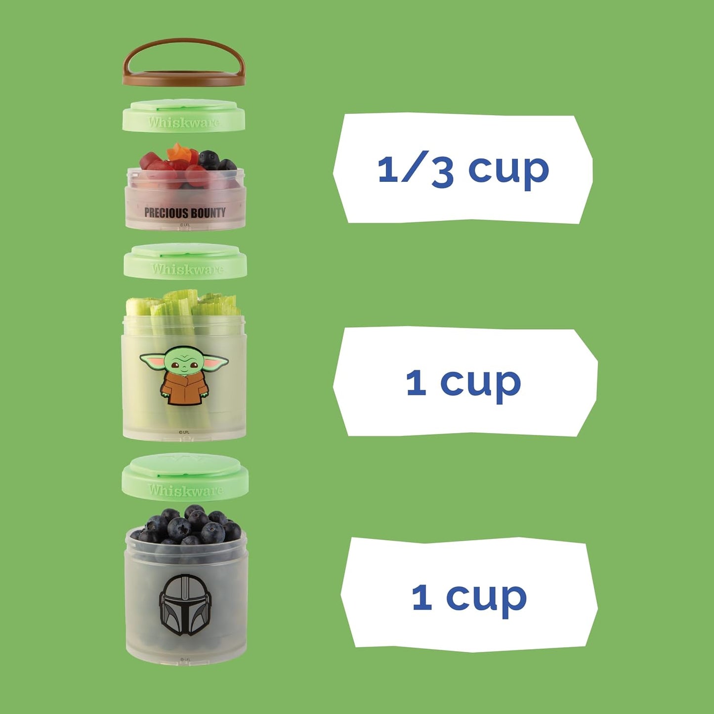 Whiskware Star Wars Stackable Snack Pack, The Child
