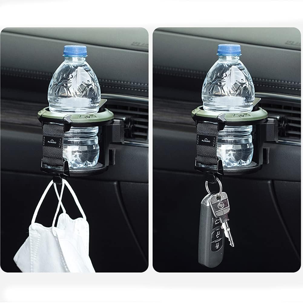 LITTLEMOLE Car Cup Holder, Adjustable A/C Air Vent Drink Holder