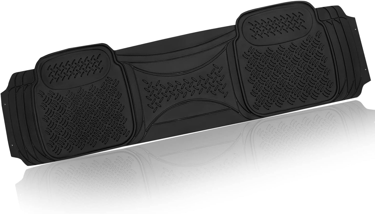 Zone Tech Premium Quality Automotive Rear Universal 1 Piece Runner Mat- All Weather Protection-Perfect for Car, Truck and SUV