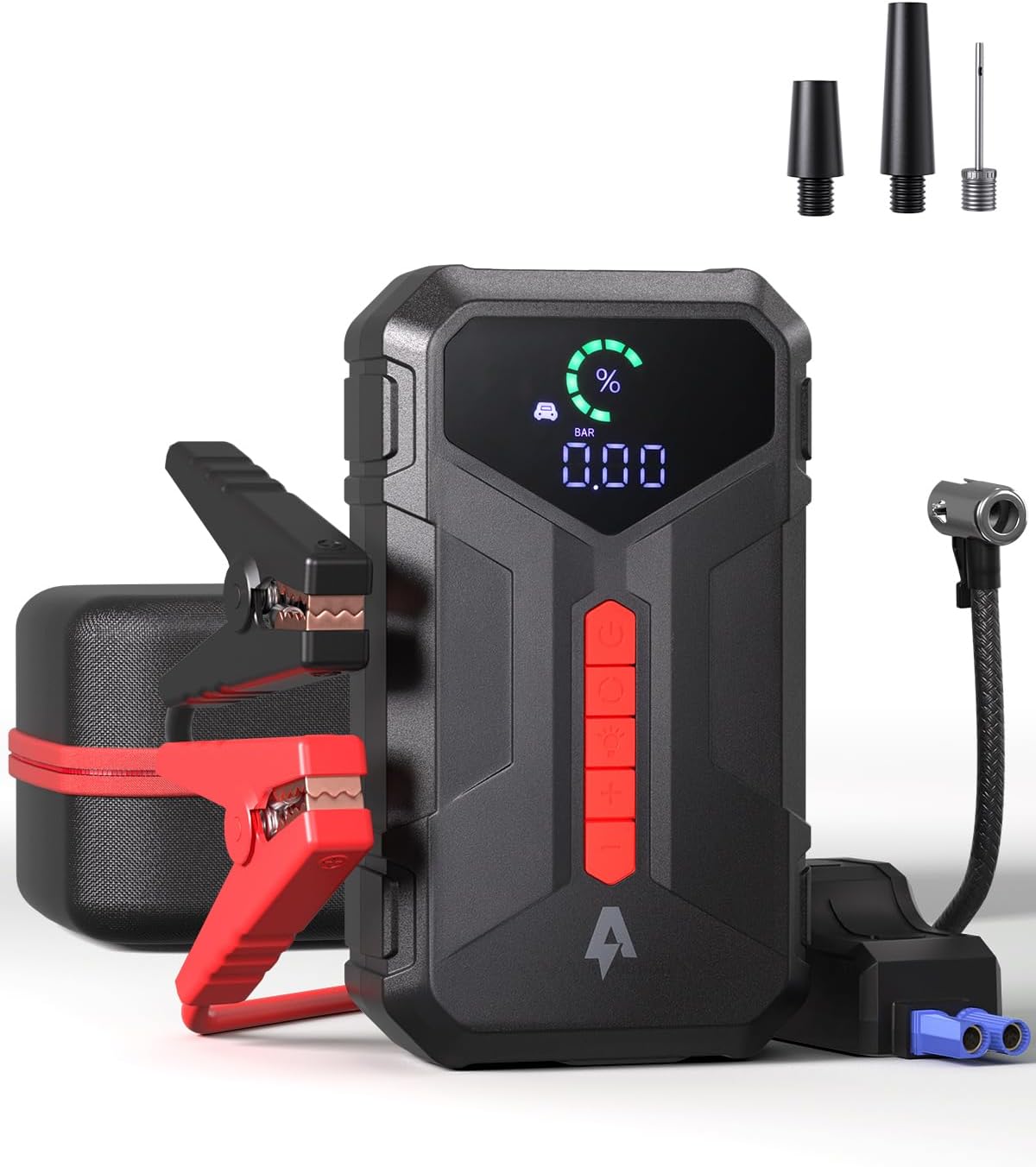 Andeman 4000A Jump Starter with 20000mAh Power Bank, Portable Car Battery Booster Pack, Type-C Quick Charge, 12V Lithium Jumper for up to 8L Gas/7L Diesel Engines, EP-166