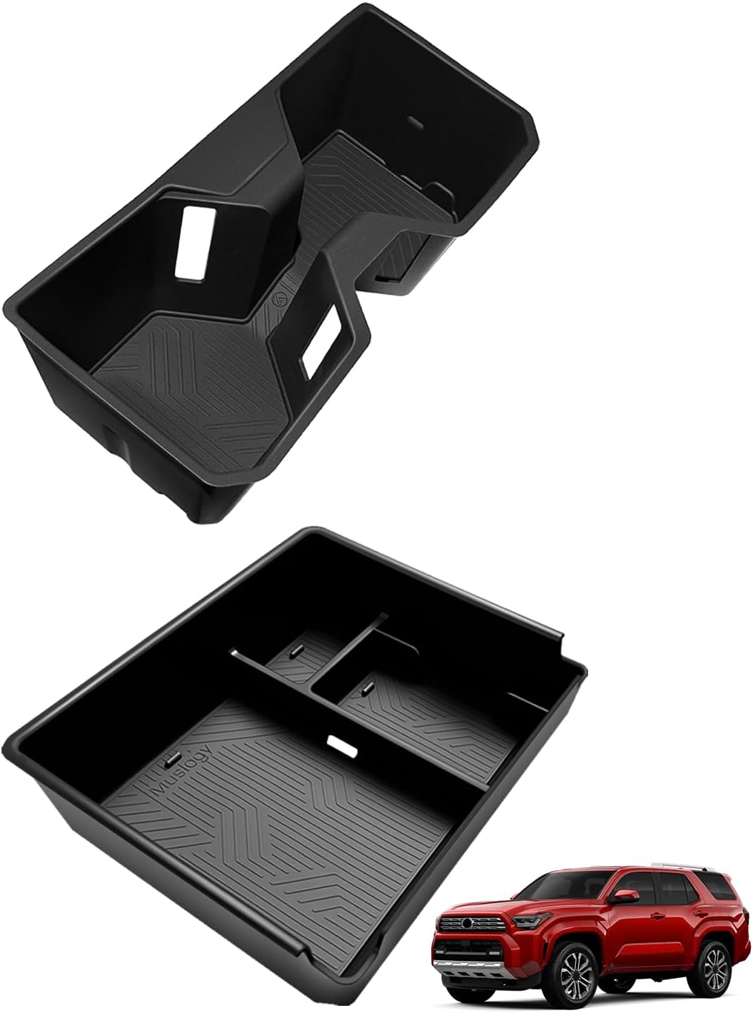 Muslogy Center Console Hidden Storage Box for 2025 2026 Toyota 4Runner