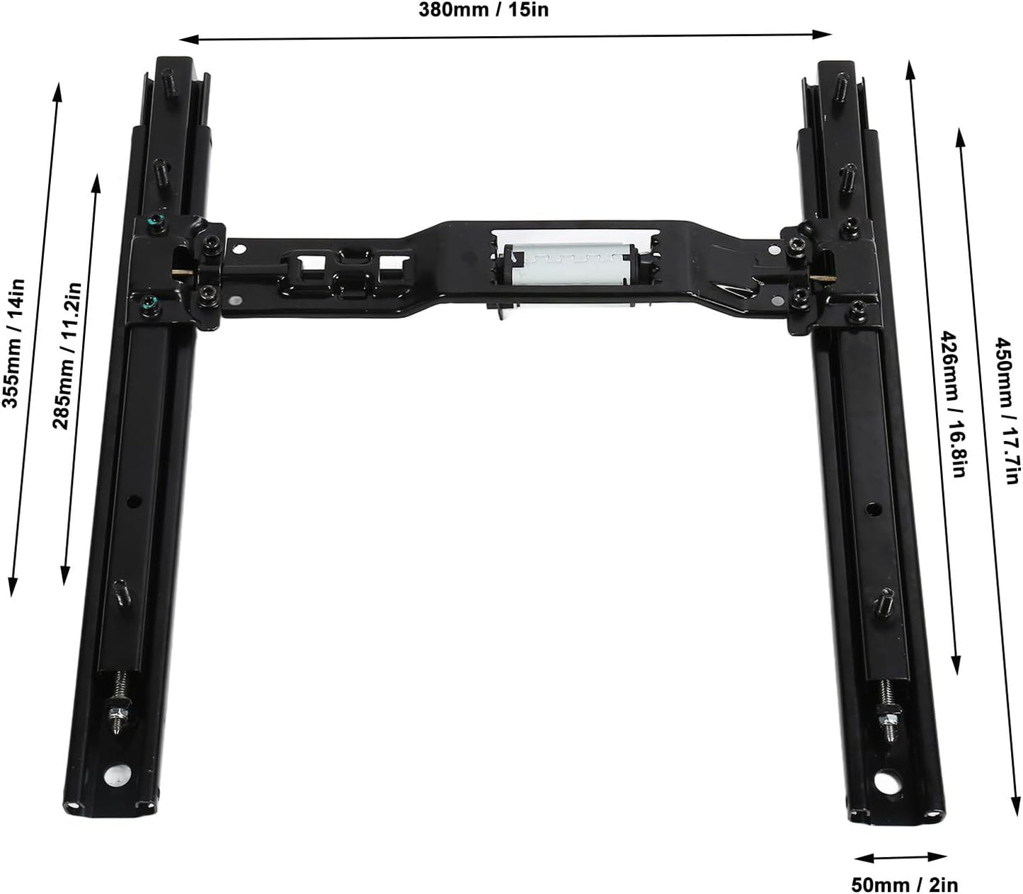 Car Seat Electrical Seating Slider , Flexible Forward Backward 12V Low Noise Steel Strong Load Bearing Electric Seat Slide Rail for Commercial Vehicle