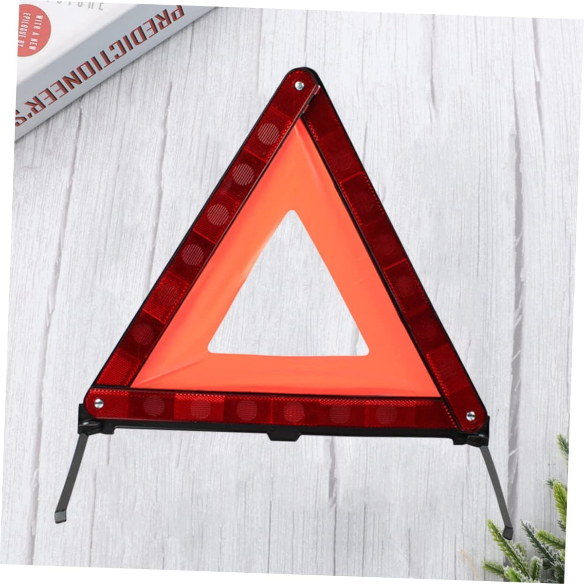 Triangle Warning Sign Foldable Plastic Road Safety Emergency Triangle