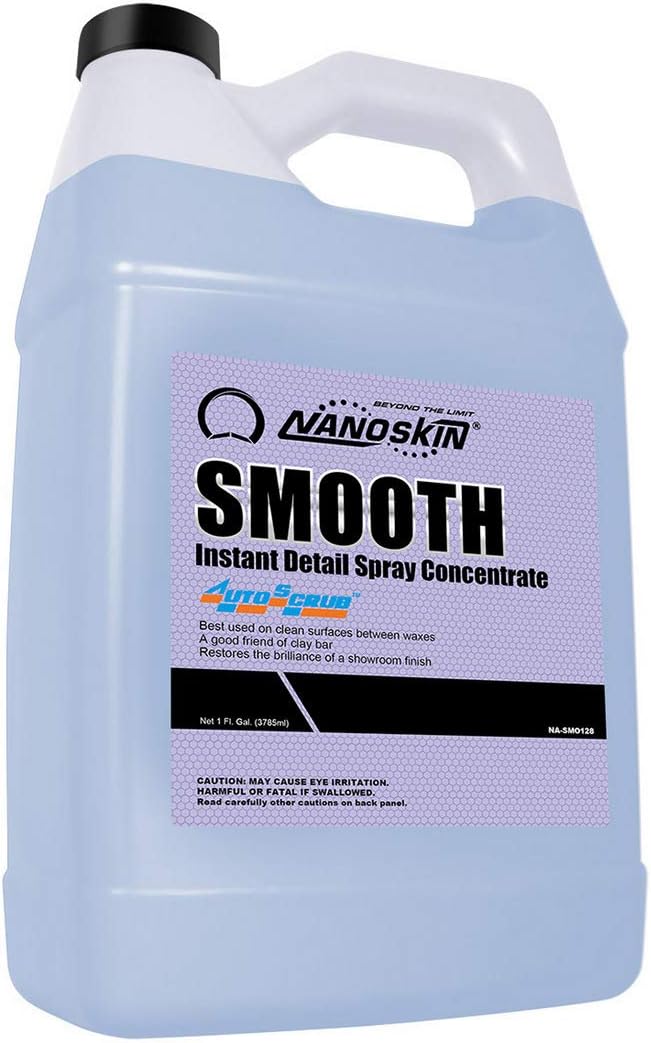 Nanoskin SMOOTH Quick Detailer Spray 32 Oz. (2x16 Oz) | Post Car Wash Gloss Enhancer, Wax Booster & Clay Lubricant | Effortless Dust, Smudge & Fingerprint Remover for Cars, Boats, Hot Rods & More
