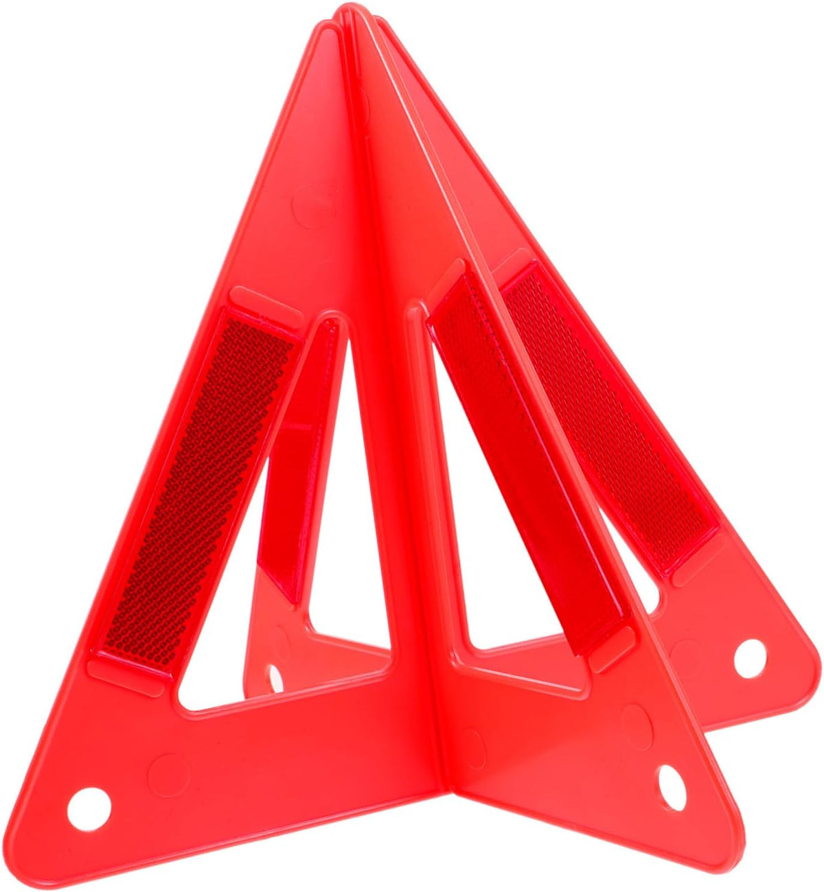 Foldable Reflective Warning Triangle Sign, PVC Roadside Safety