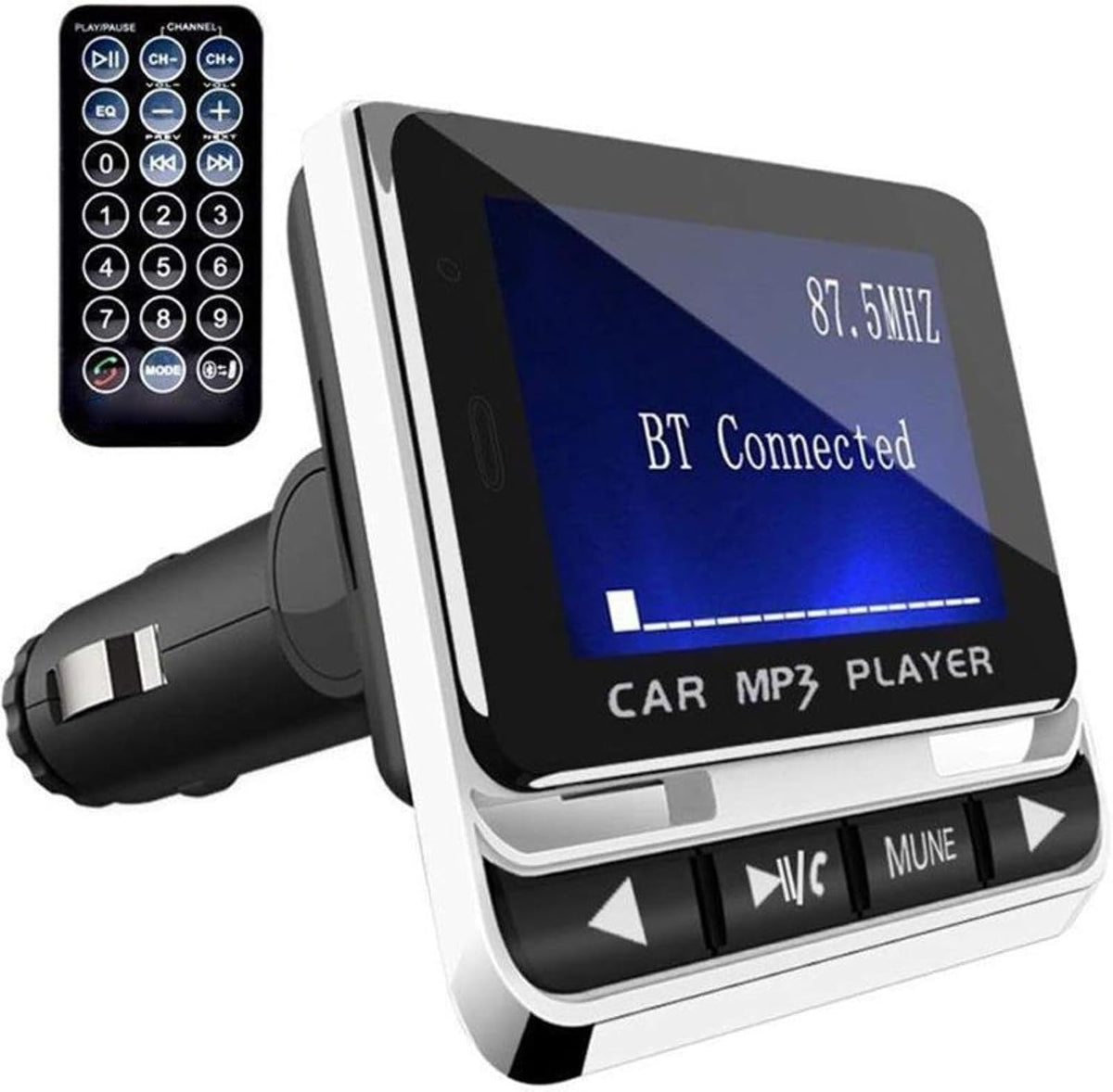 Wireless Bluetooth FM Transmitter Radio Receiver Wireless Radio Car Kit with 1.4-inch LCD Display