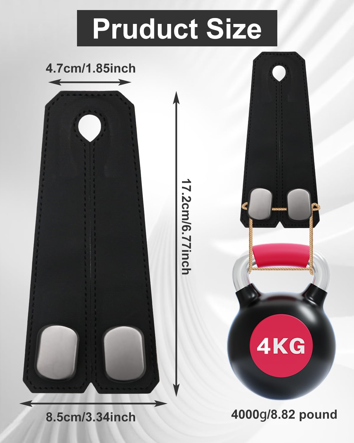Headrest Hooks for Car, Car Seat Back Organizer Storage Hook, Black