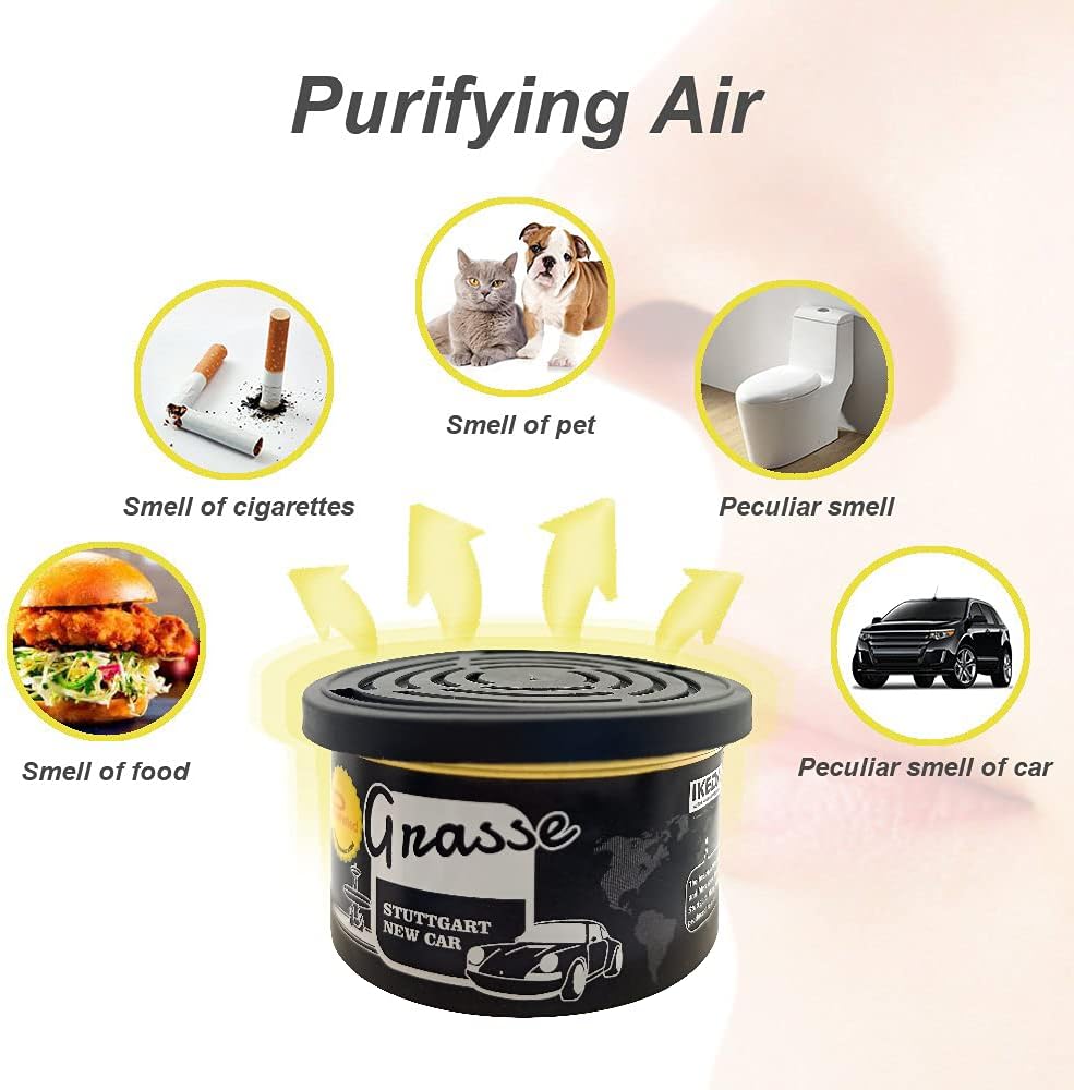 Car Air Freshener: Auto Deodorizer | Long-Lasting Smoke Smell Remover| 12 Different of Scents | Car Scent For Home | 1.5oz |12 pack