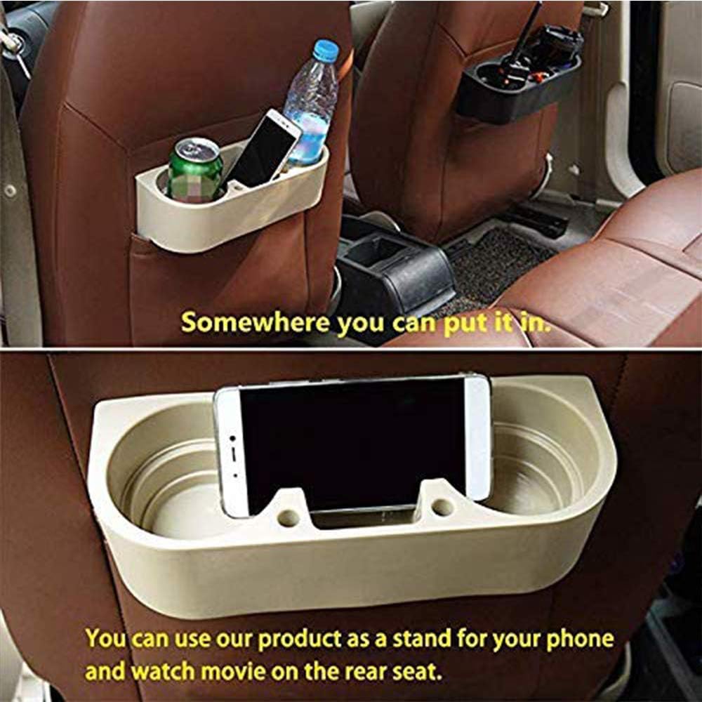 Heart Horse Car Gap Filler, Console Side Pocket, Car Seat Pocket Organizer for Cellphones Wallet Coin Key and Cup Holder Suitable Beige