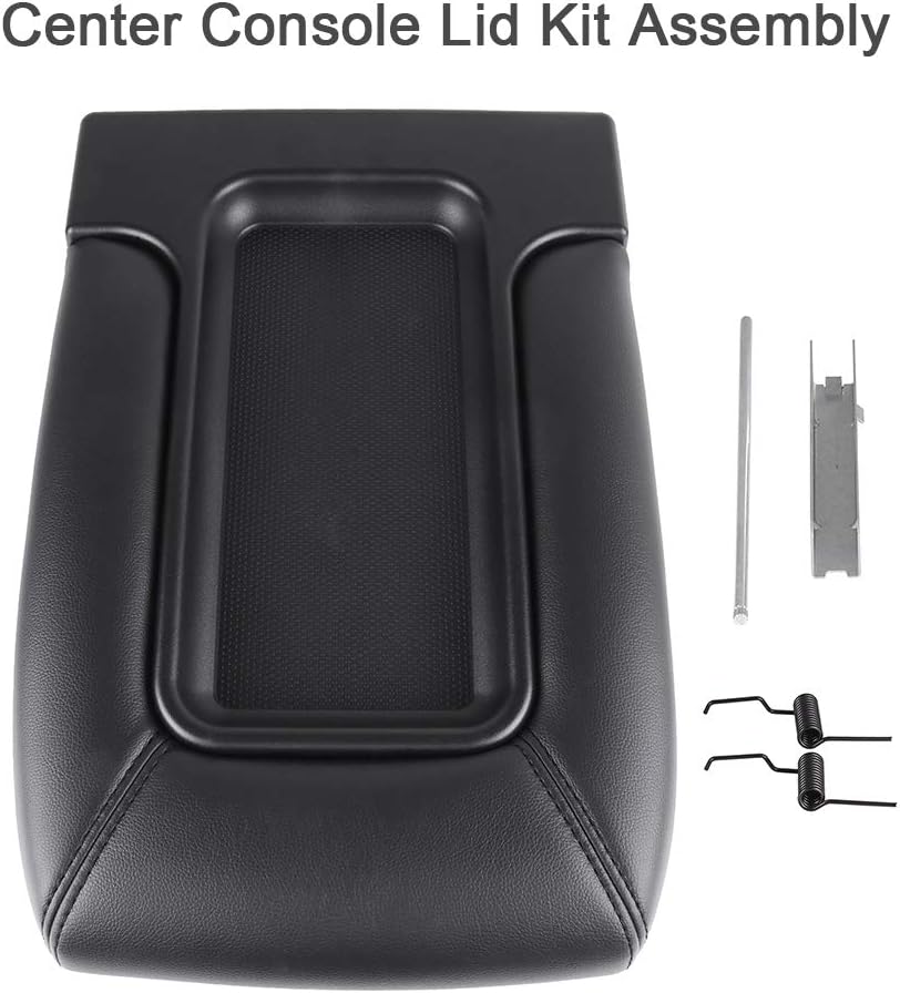 SCITOO Center Console Cover fit for 02-06 For Cadillac Escalade Black