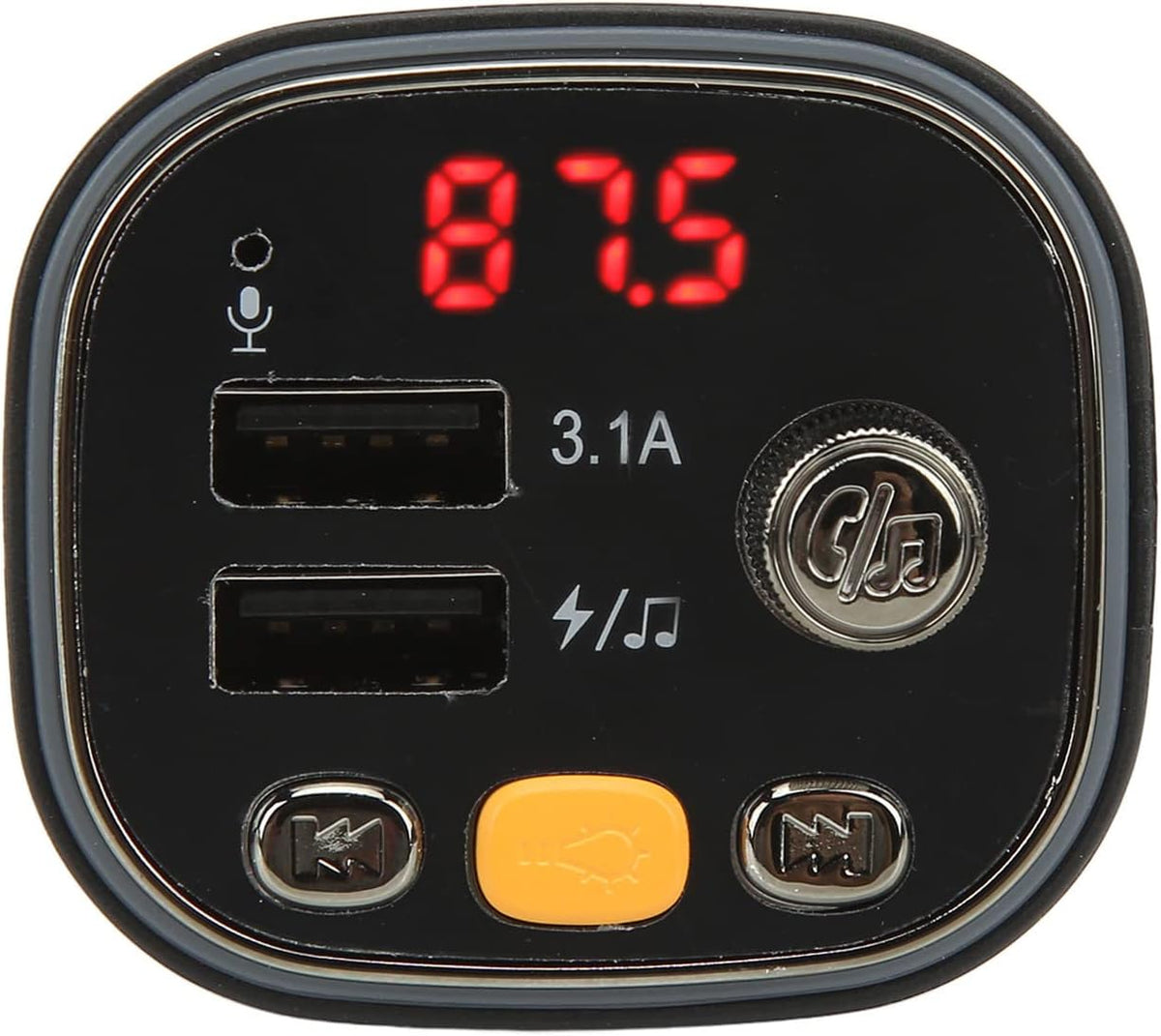Bluetooth FM Transmitter for Car, Dual USB Fast Car Charger