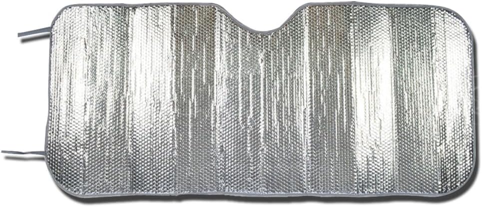 BDK Car Windshield Sun Shade - Standard Size Windshield Sun Shade Accordion Folding Style for Front Windshield - Heatshield Sunshade for Truck, SUV, & Van Car Window Shades Front Windshield - 57 x 24