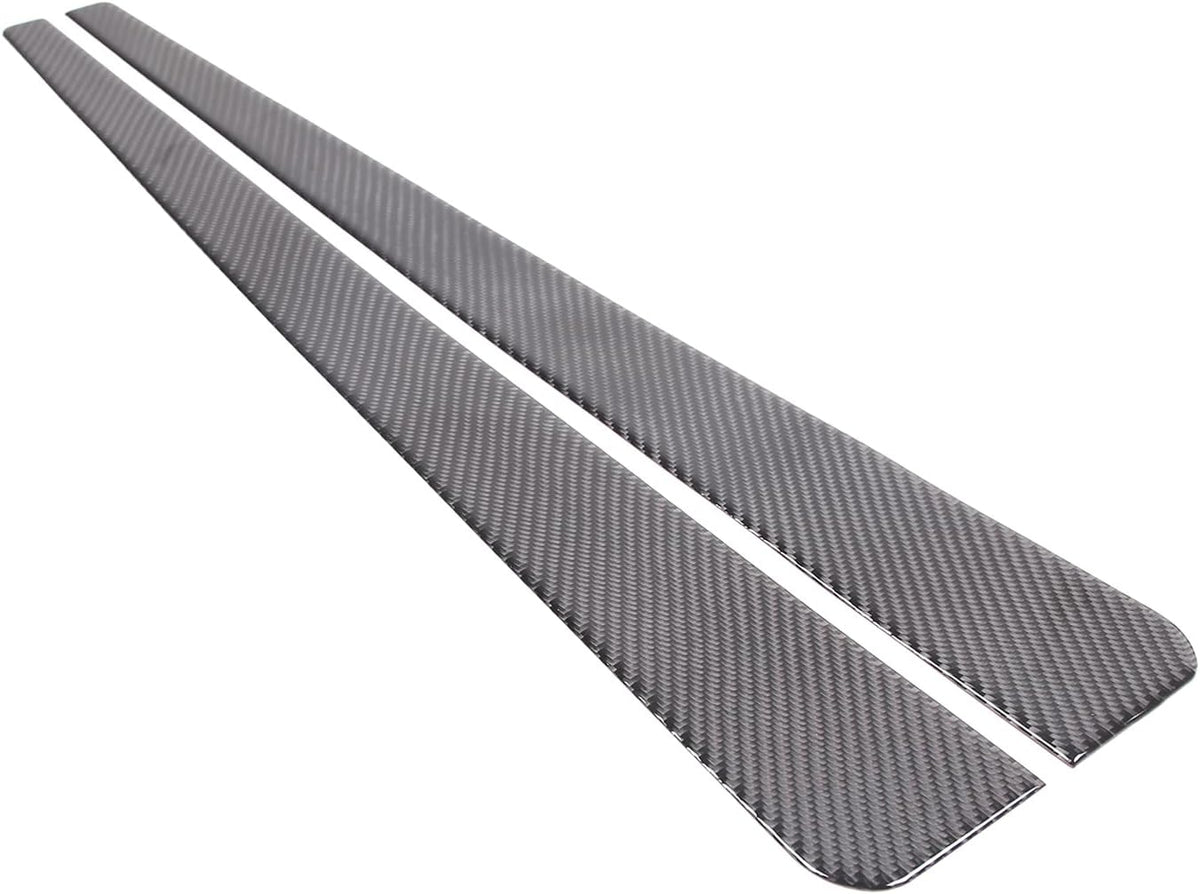 Compatible with Soft Carbon Fiber Car Door Sill Guards for Chevrolet Corvette C5 Z06 1998-2004,Door Entry Guards Sill Scuff Cover Panel Step Protector,Pedal Protector Cover