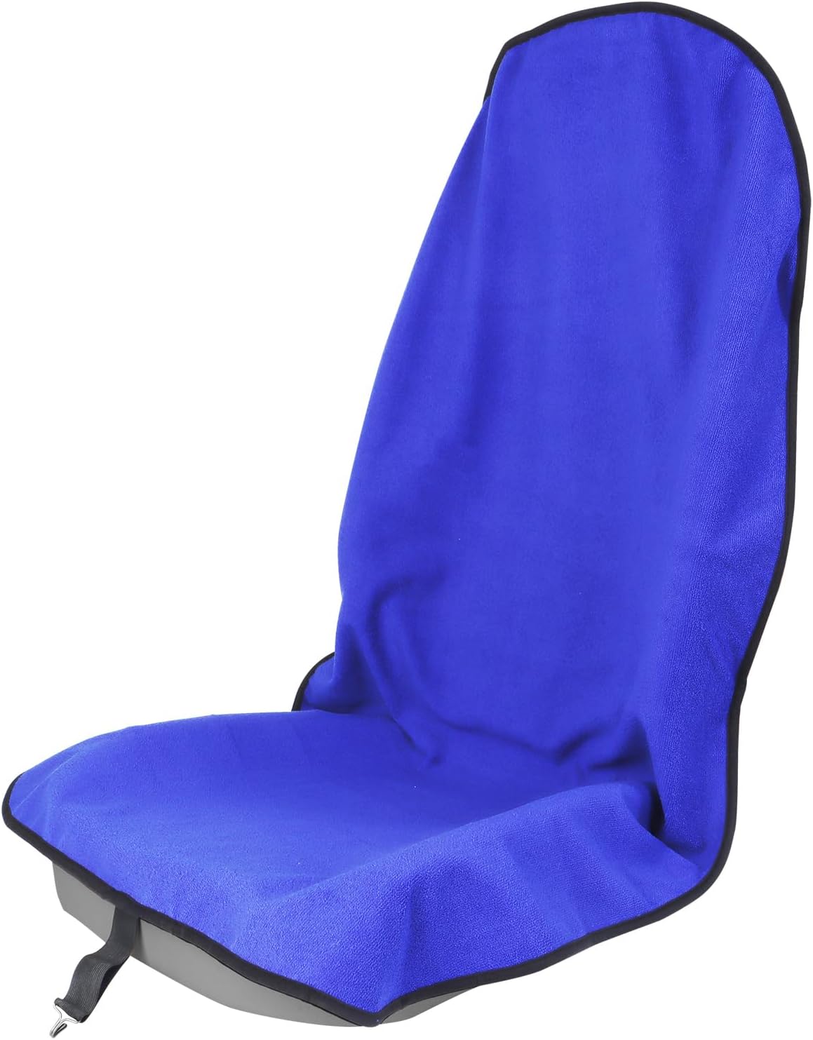 Sweat Towel Car Seat Cover Protector Front Seats for Gym Workout, Running, Swimming, Beach and Hiking, Waterproof Universal Seat Cover for Car, Trucks, Van & SUV (2, Pure Blue, Front)