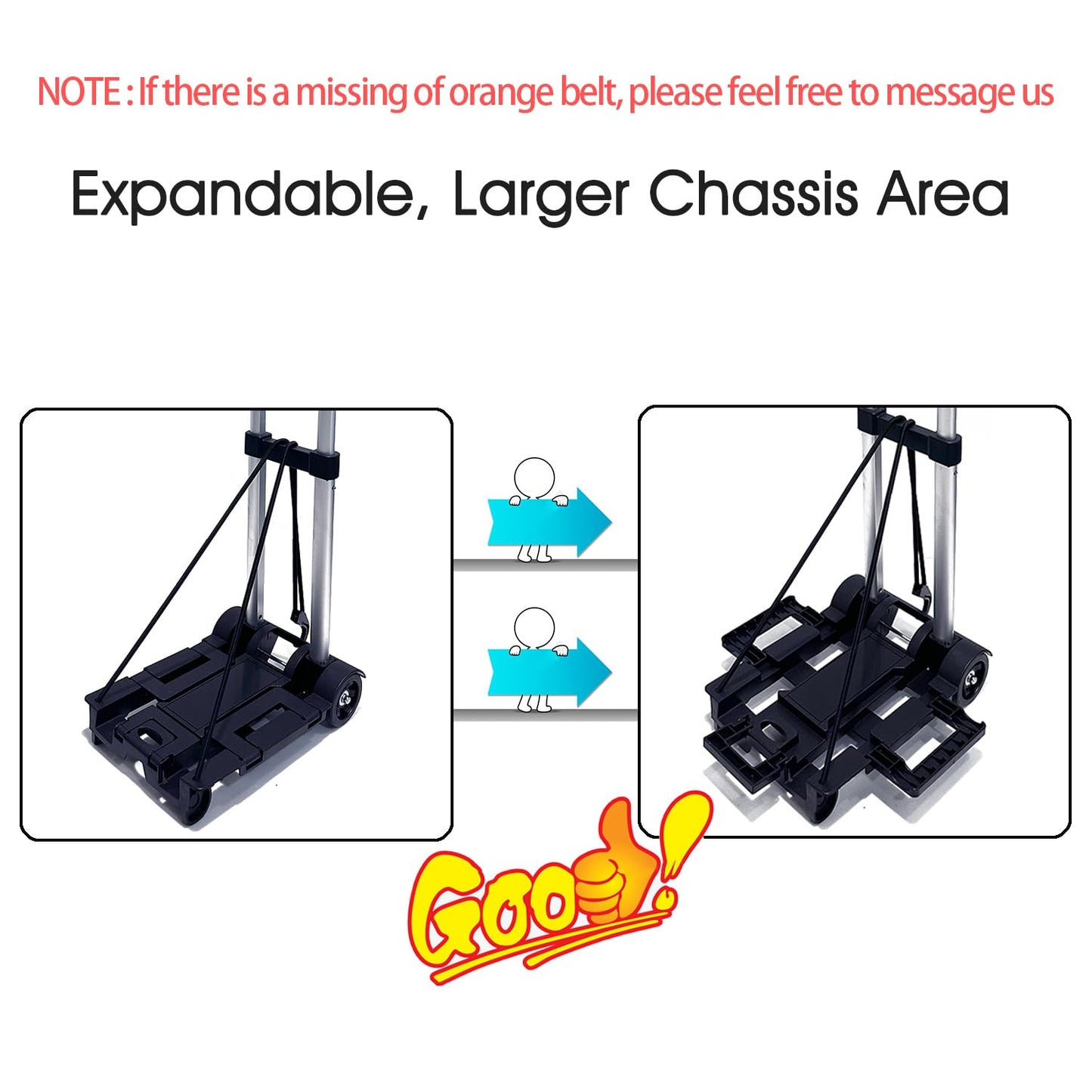 Car Seat Travel Cart for Airport, Foldable Car Seat Dolly & Roller, 90lbs Capacity Car Seat Carrier for Airport Travel, Compact Stowable Base Plate, Universal Fit for Most Brands