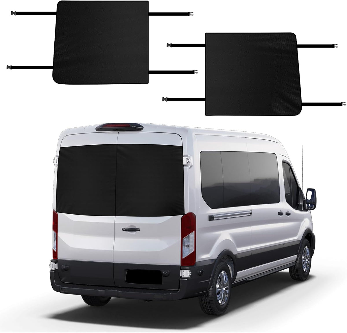 Rear Windshield Cover for Ice and Snow Compatible with Mercedes-Benz Sprinter Van 2006-2026, Car Back Window Snow & Frost Cover, Complete Protection from Snow and Other Winter Debris