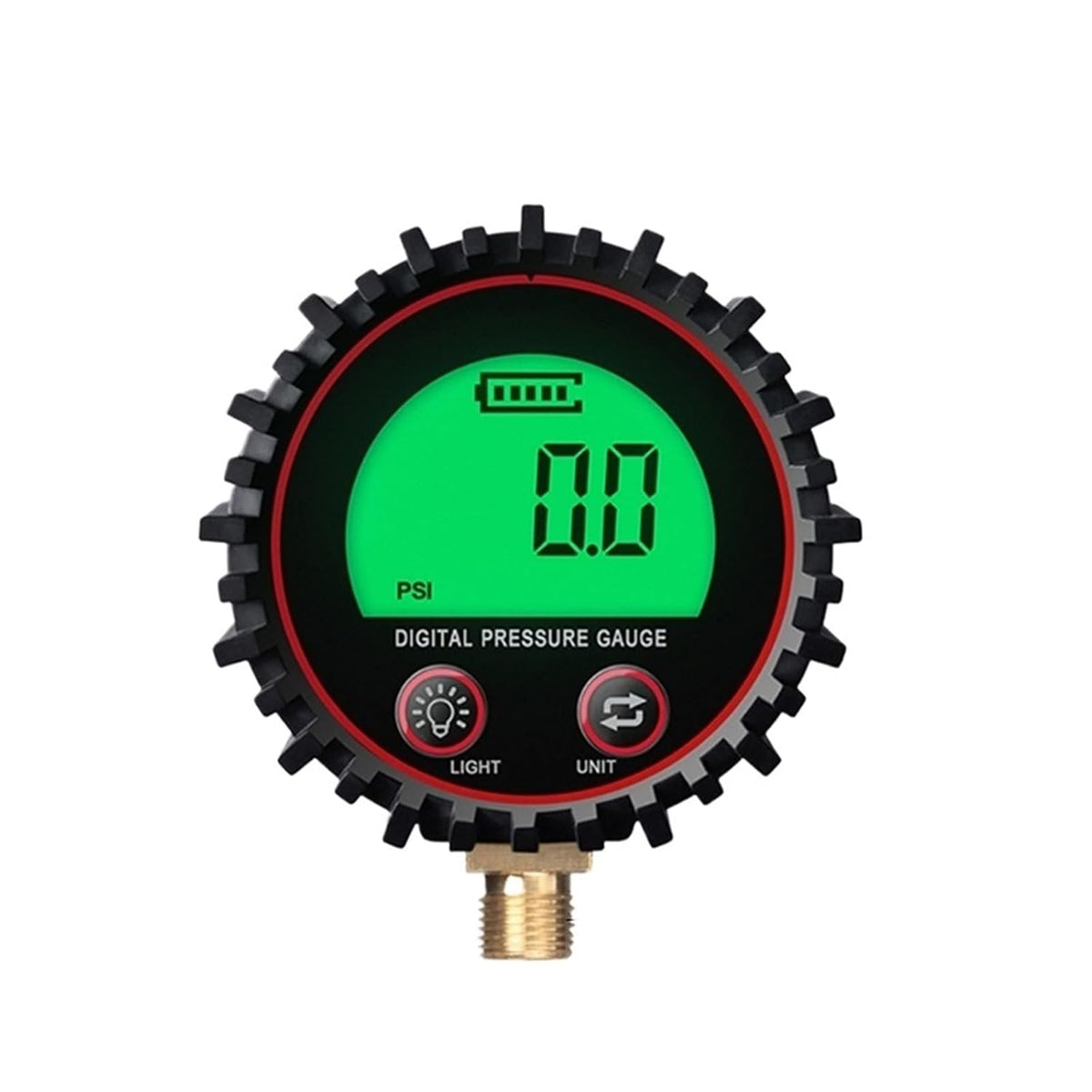 1pcs 200//250/255 Psi Digital Air Tire Pressure Gauge High Pressure Thread 1/8" NPT /1/4'' NPT / M11(B 255 Psi)