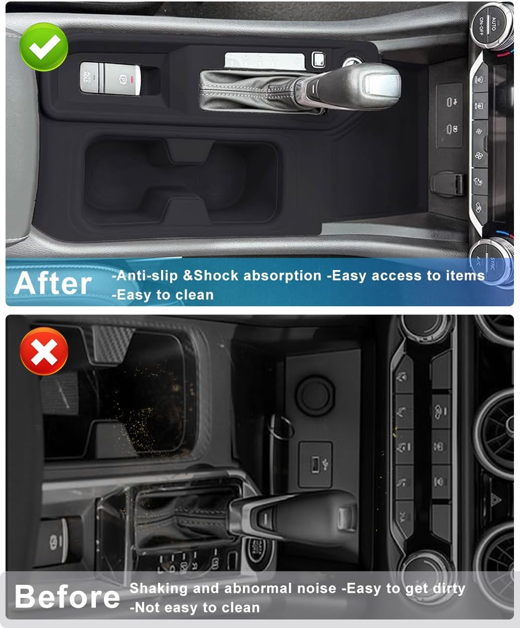for 2025 Nissan Sentra Accessories 2020 2021 2022 2023 2024 Car Cup Holder Inserts and Center Console Tray Replacement, Silicone Drink Holder Mat Pad Storage Organizer