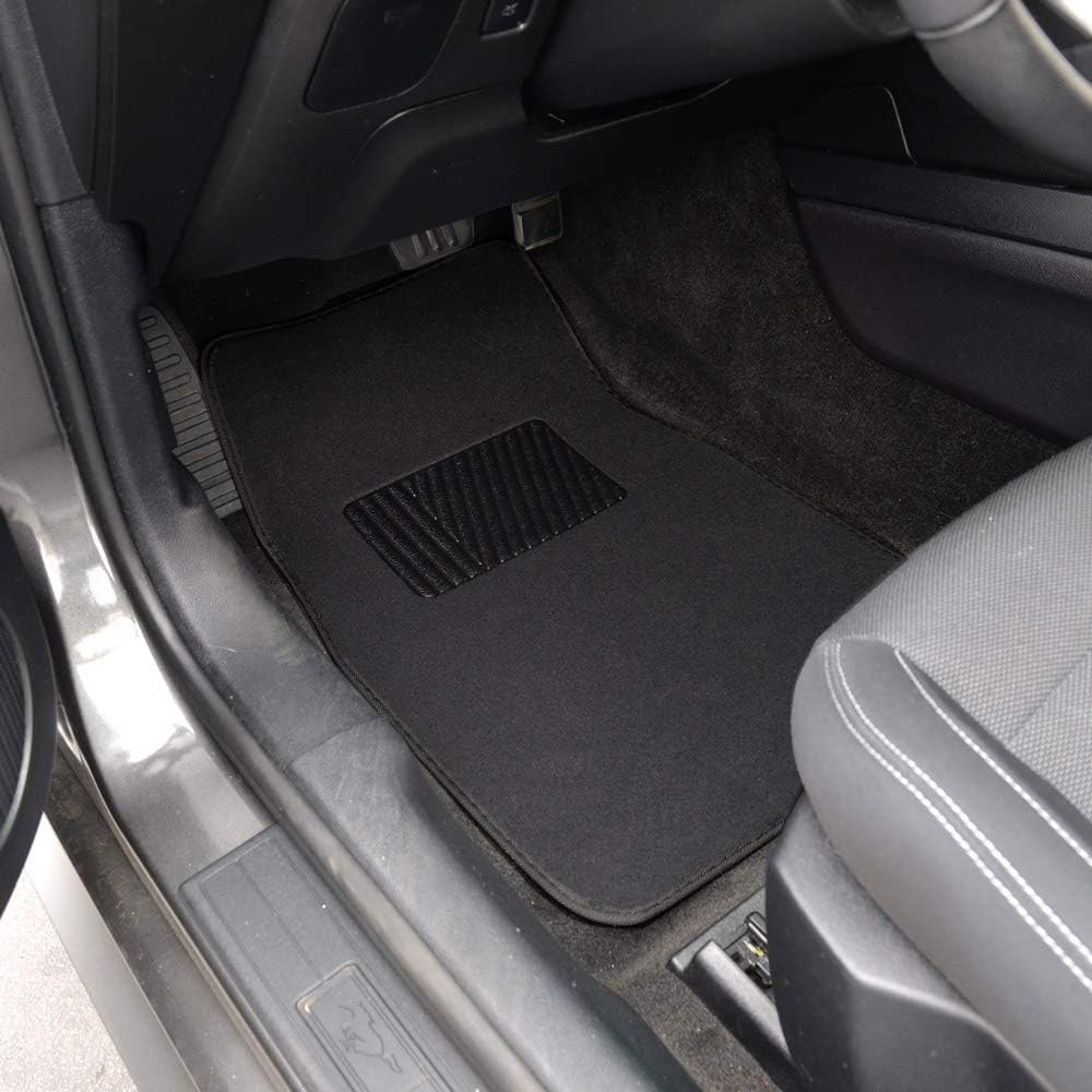Motor Trend Premium Inter-Lock Backing Carpet Car Floor Mats - Front & Rear, Thick & Durable Auto Protection, Fits Most Cars Truck SUV Coupe Sedan