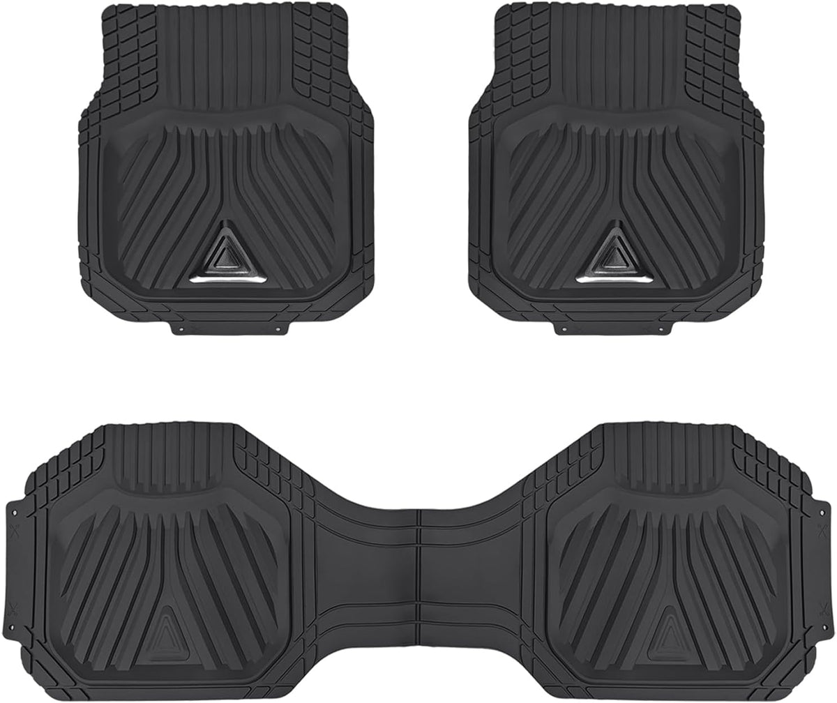 Floor Mats Universal 4‑Piece All‑Weather Trimable Floor Mats, Pink
