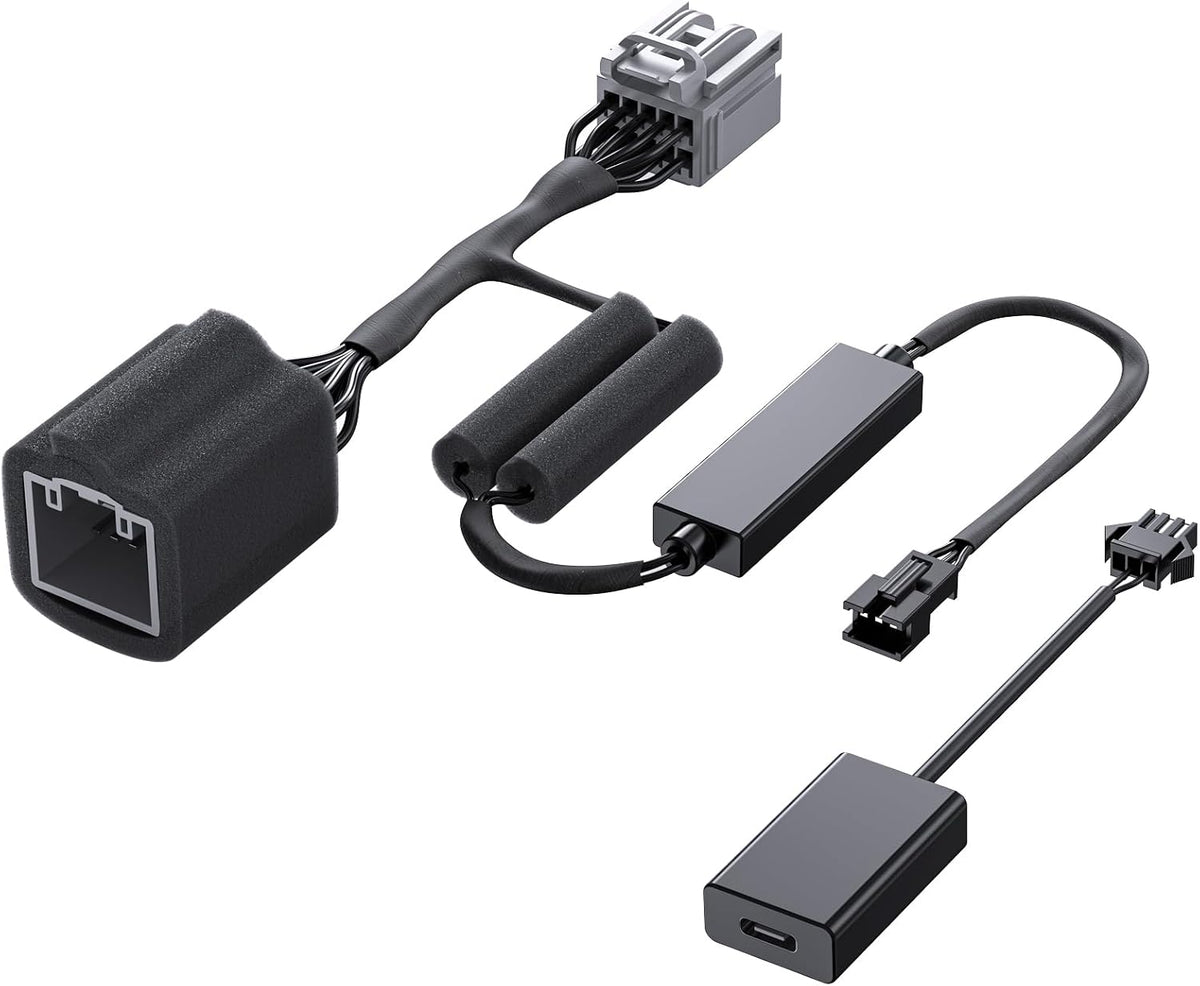 mangoal Dash Cam Power Adapter for Mazda with 10-Pin sunroof Plug (Model B) – Hidden Cable Kit for GPS Radar Mirror Camera, Plug & Play Fits All Mazda Models with sunroof