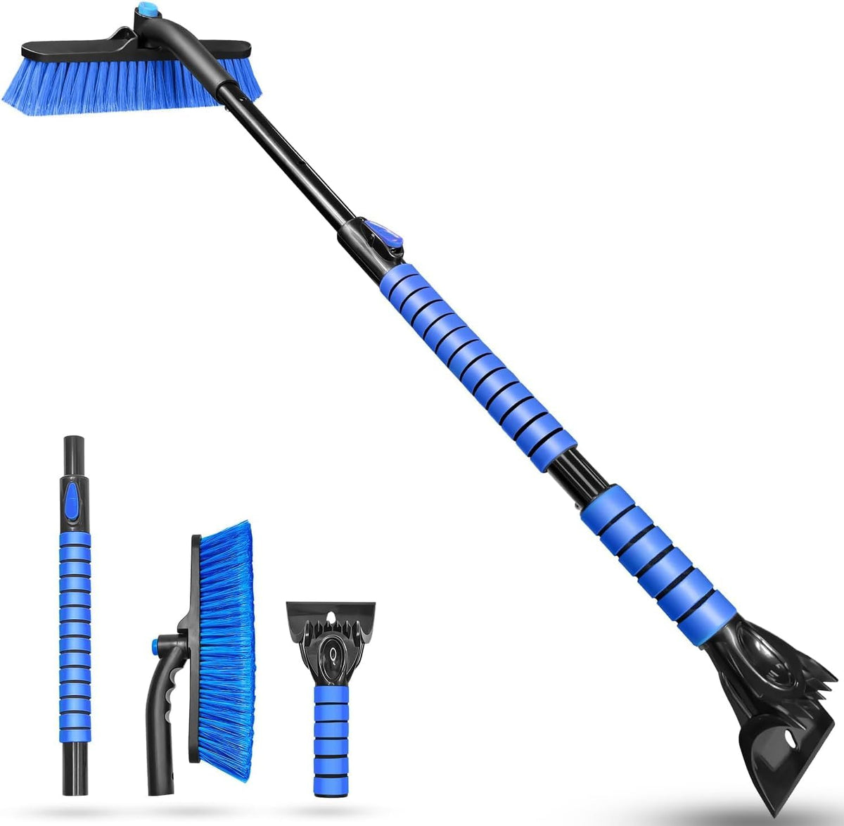 SEAAES 44 Inch Ice Scraper and Snow Brush for SUV Windshield Window