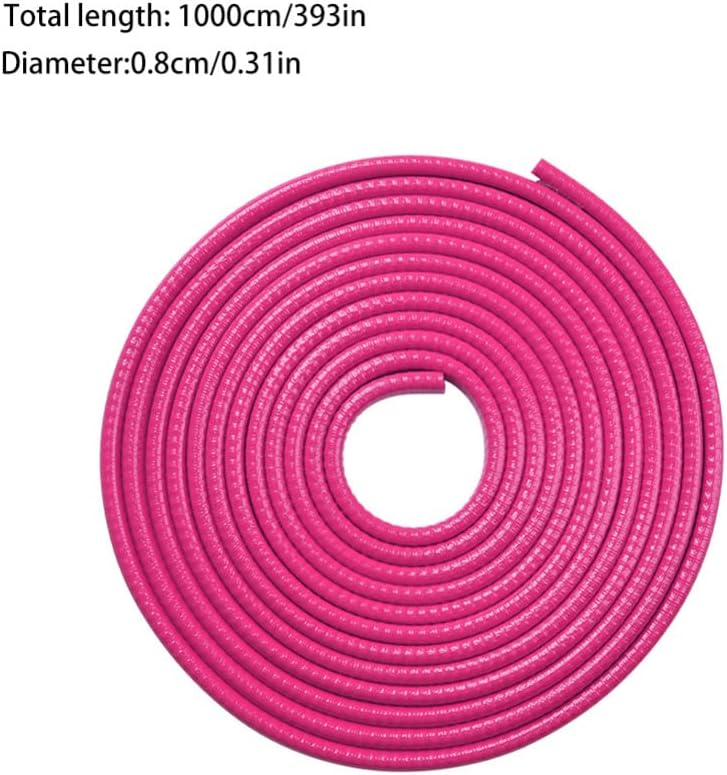 Sewroro Car Door Guards Strip U Shape Flexible Car Door Protector Car Door Sealing Strip Car Door Guards Trim for Most Universal Models Rosy