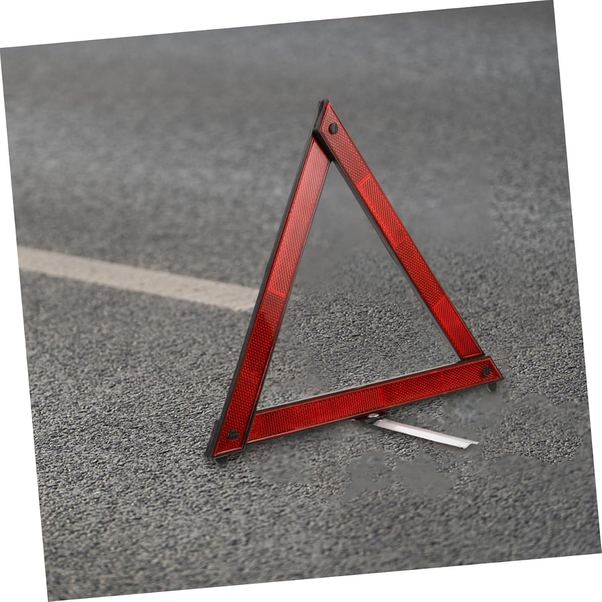 STOBOK 3pcs Reflective Safety Triangles for Roadside Emergencies DOT Approved Warning Triangles Automotive Emergency Kit with Safety Reflectors for Maximum Visibility