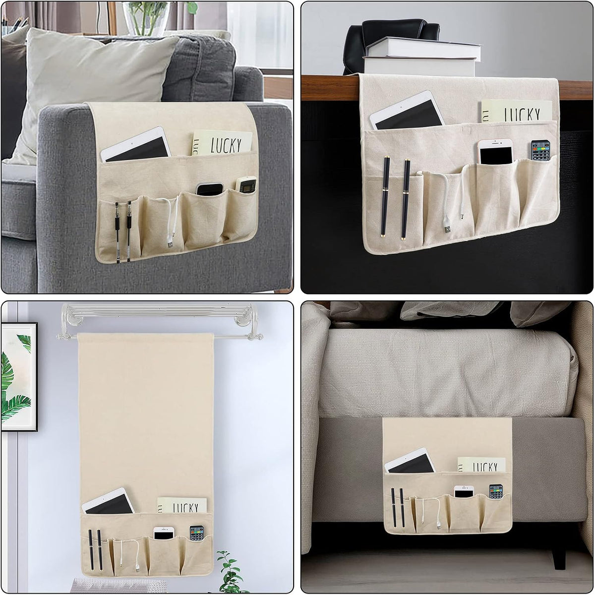 Remote Control Holders for Armchairs, Couch Caddy, Featuring Non-Slip Bases