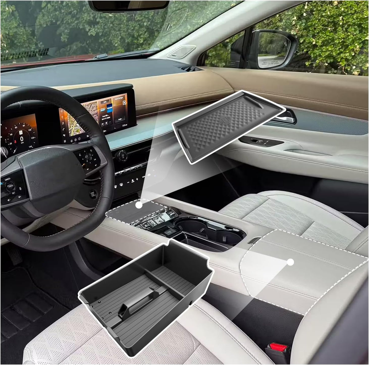 SXCY for 2025 2026 Murano Center Console Organizer