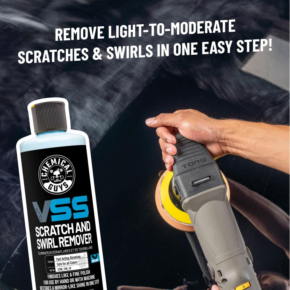 Chemical Guys, VSS One-Step Scratch & Swirl Remover, Cut & Polish, 16 oz