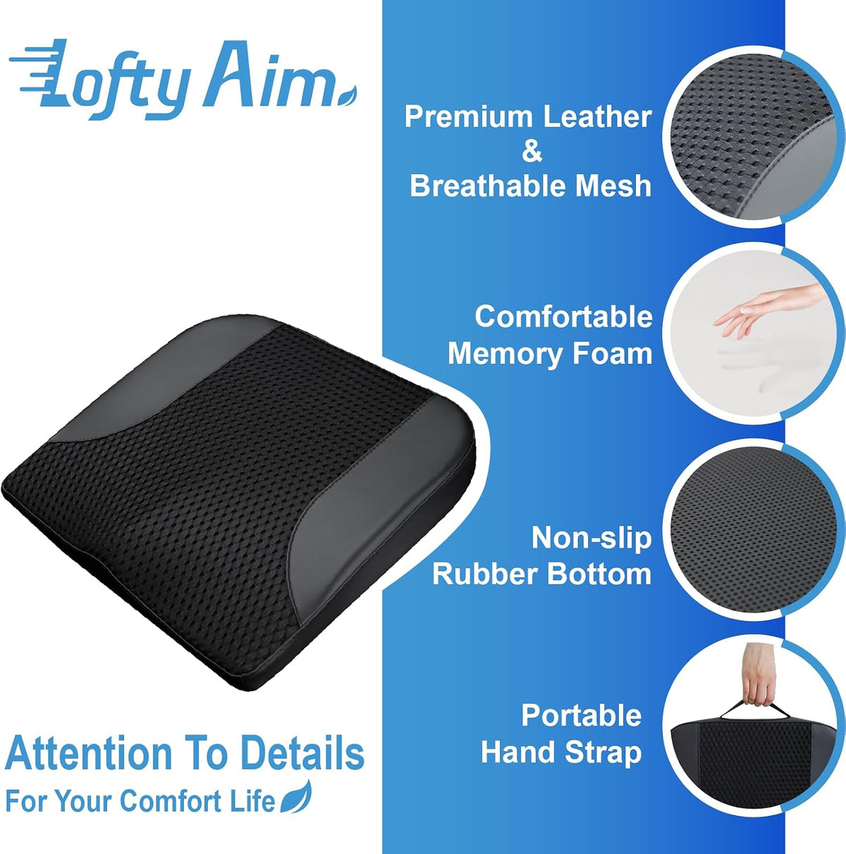 Lofty Aim Car Seat Cushion, Car Seat Pillow, Automotive Cushion
