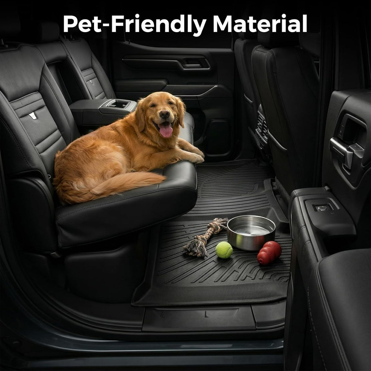 for Chevy Silverado for GMC Sierra Floor Mats 2019-2026 Crew Cab