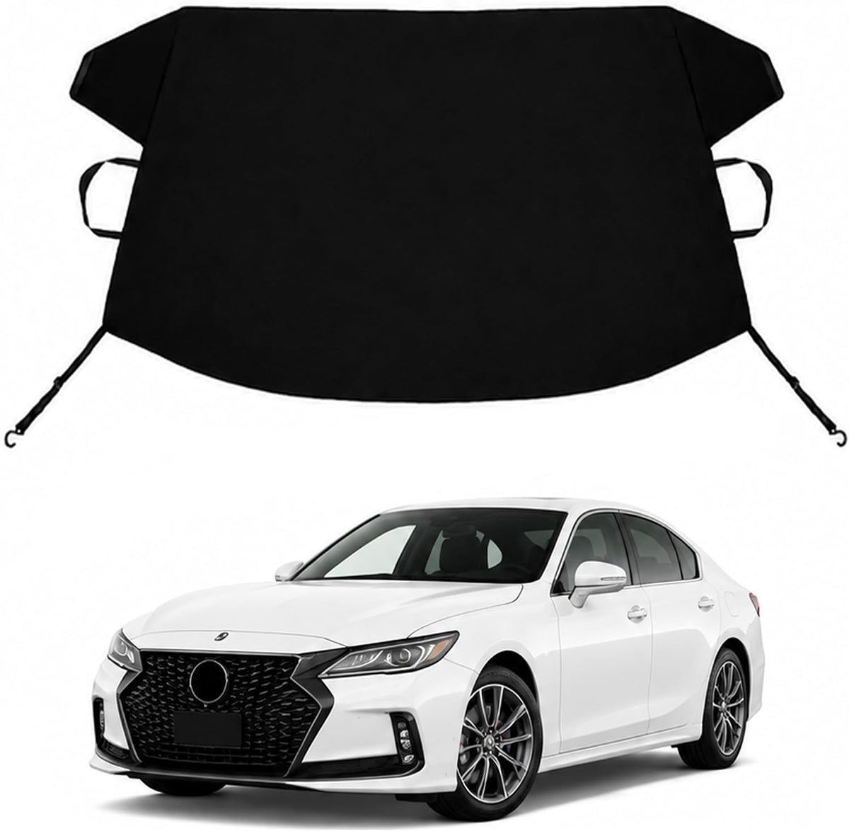 Corolla Custom Windshield Cover for Ice and Snow for to-yo-ta Corolla Windshield Snow Cover 600D Shade Blocks Winter Frost Hail Protector Car Accessories