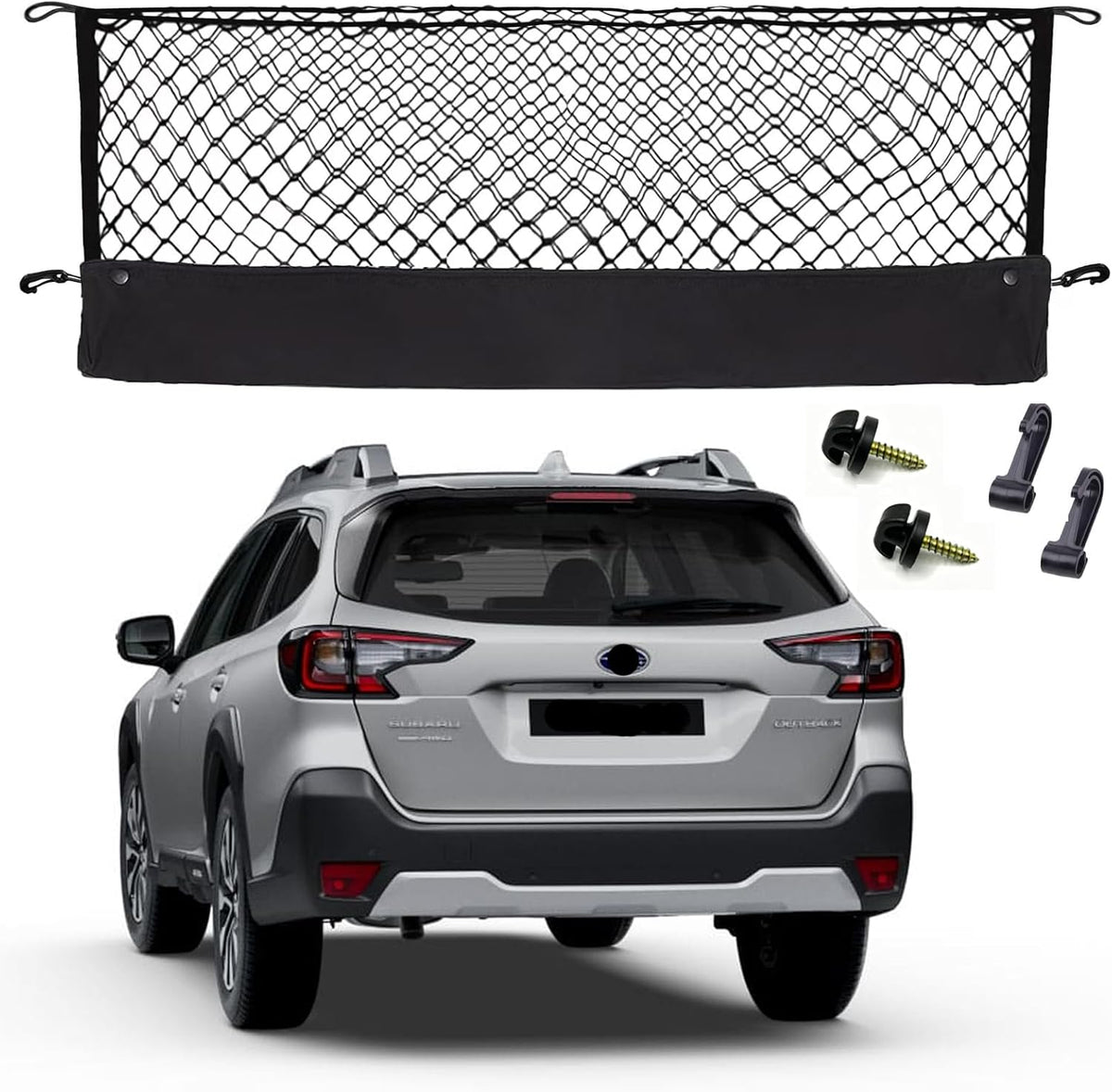 Cargo Net for Subaru Outback Trunk Car Rear Tailgate Netting (Not for 2026)