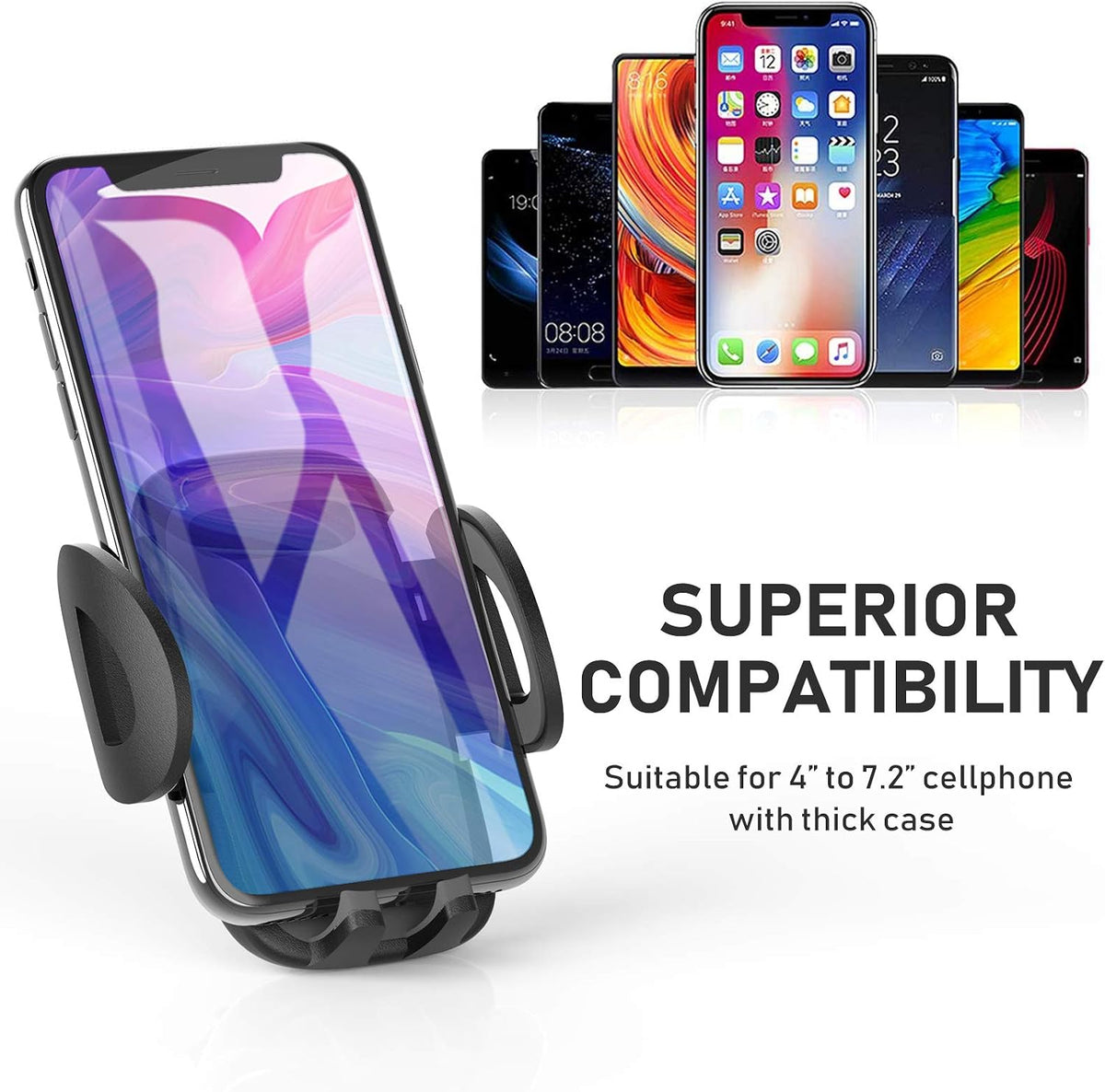 Phone Holders for Your Car, Adjustable Gooseneck Cup Car Phone Holder