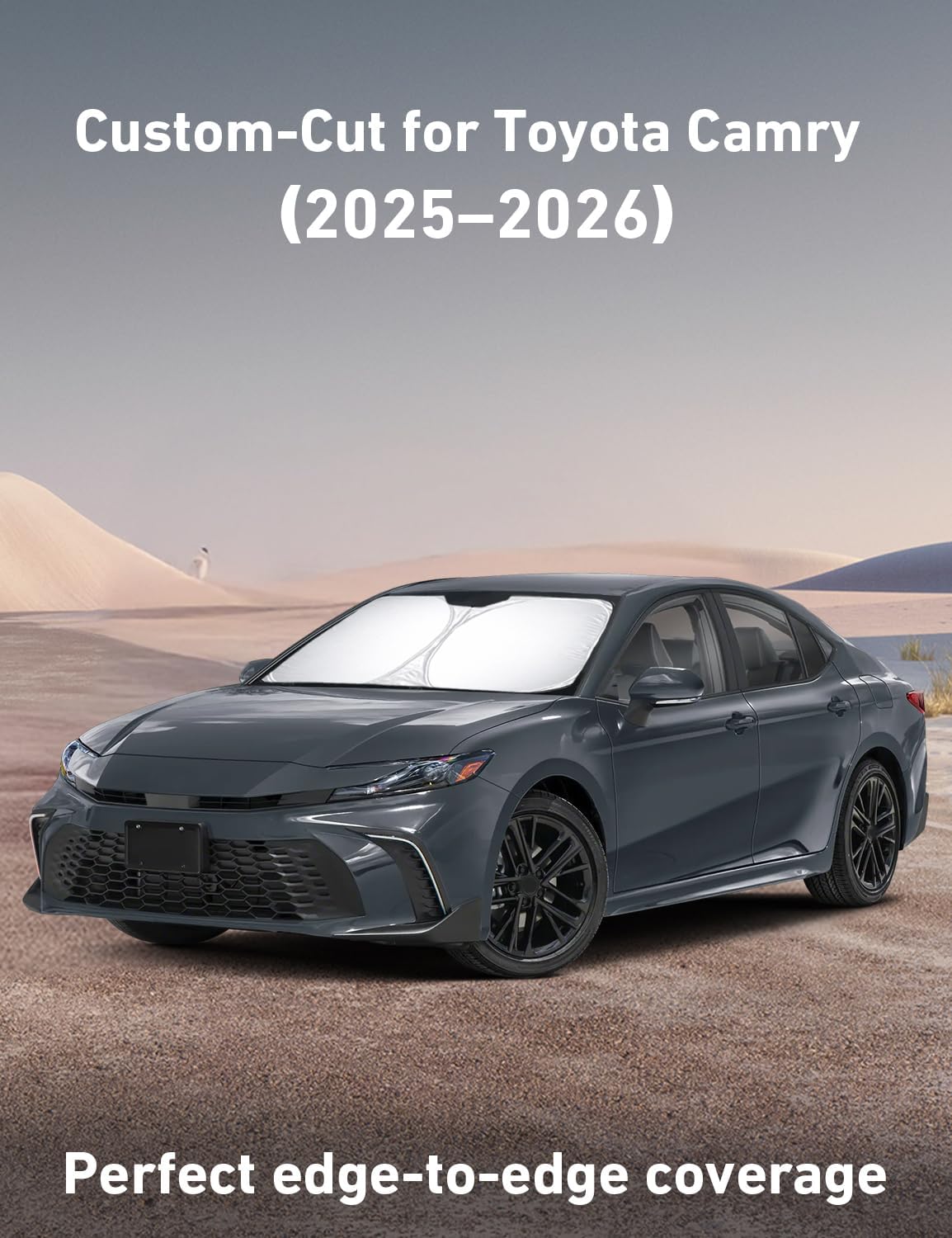 EcoNour Windshield Sunshade Compatible for Toyota Camry 2025 2026