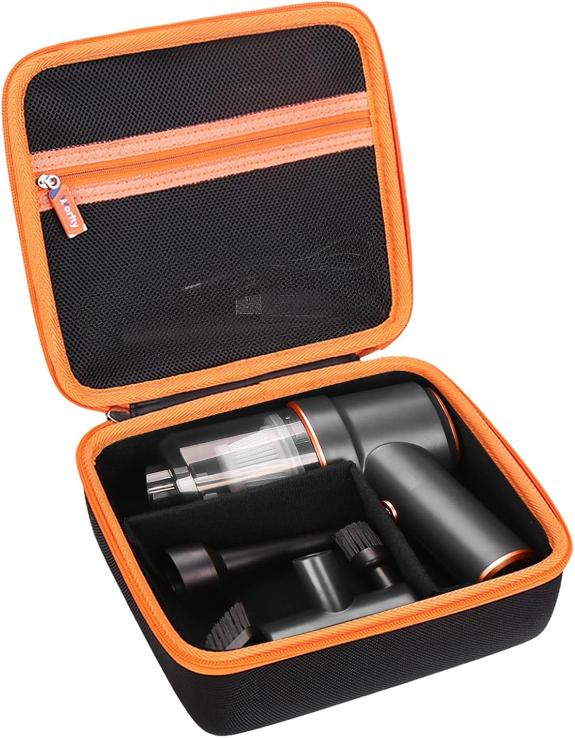 Hard Travel Case for KMM Handheld Car Vacuum Cleaner, Portable Auto Vacuum Cleaner Accessories Storage Bag Carrying EVA Case for KMM LT-117 9000Pa Air Duster