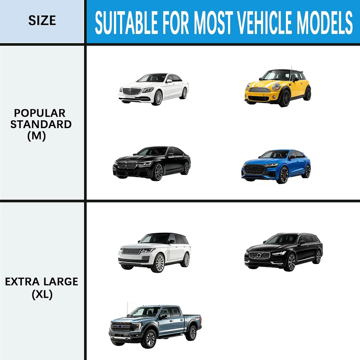 Windshield Cover for Ice and Snow, 600D Oxford Fabric Car Snow Cover, Frost Protector for Cars, SUVs & Trucks, Heavy Duty Windshield Cover with Anti-Theft Straps, Universal Fit, 69" x 42"
