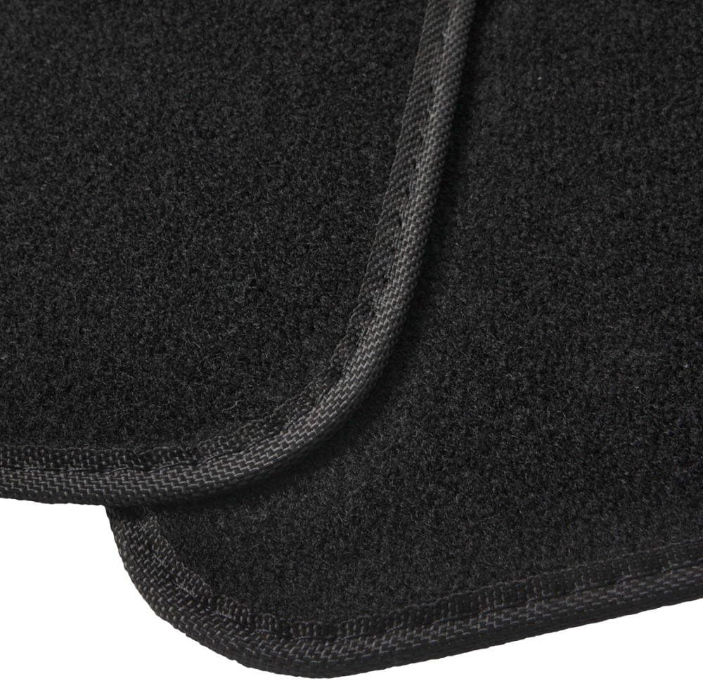 BDK MT-403-PK Design Carpet Car Floor Mats Front and Rear Full Set with Rubber Backing-Universal Fit, 4 Piece, Pink and Red Hearts