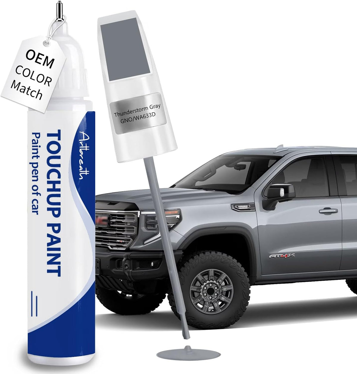 Summit White GAZ/WA8624 Touch Up Paint for GMC OEM Color Match